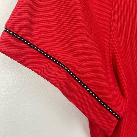 TRAIL Performance Golf/Tennis Shirt in Red - Size S - Picture 7 of 9